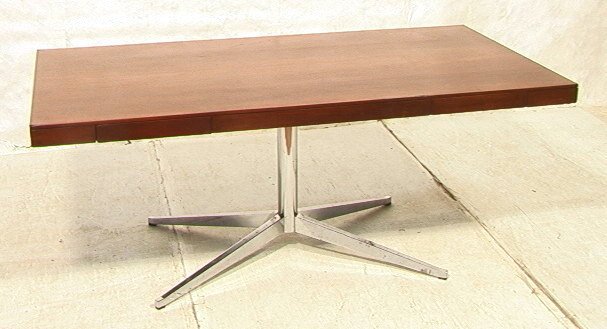 Florence Knoll Partners Desk Table. Heavy Chrome