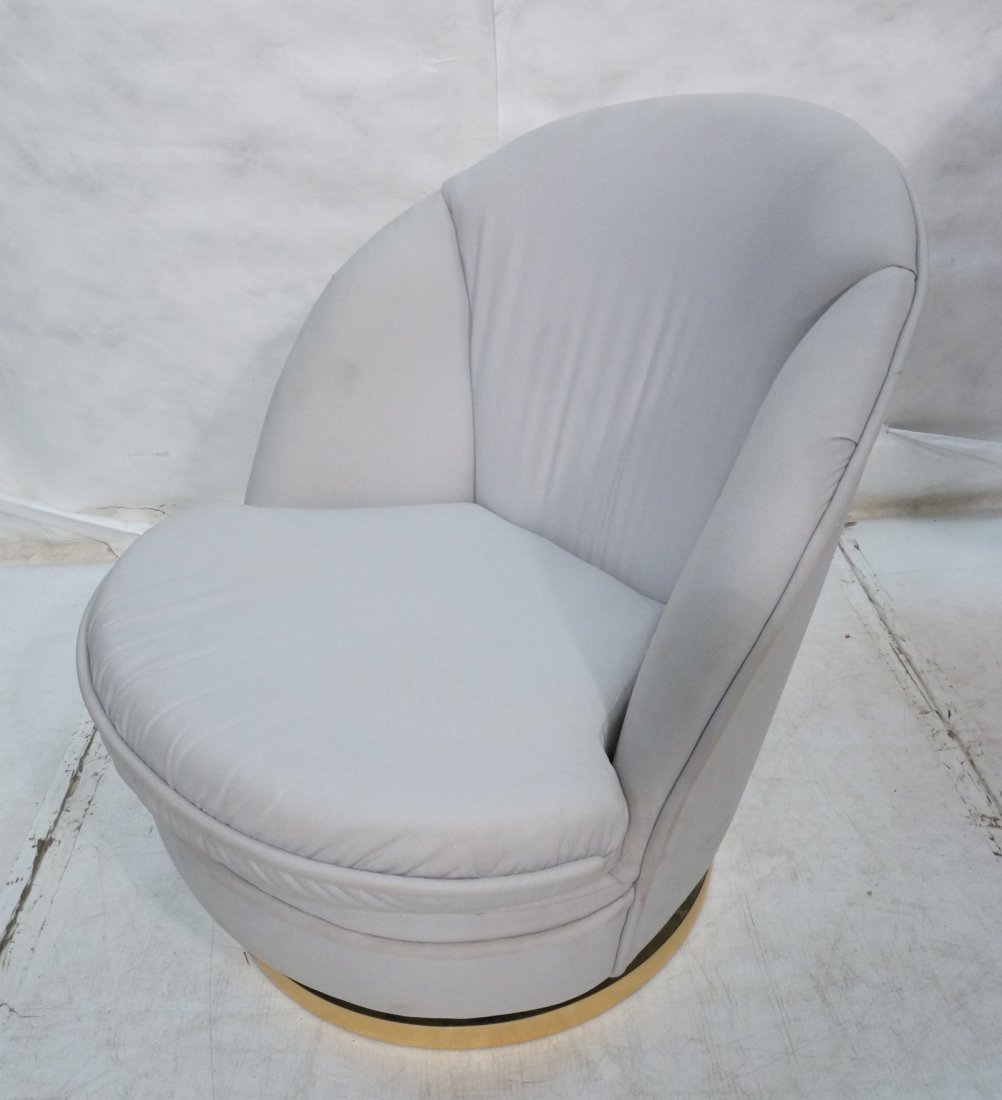 MILO BAUGHMAN for THAYER COGGIN Swivel Chair. Gra
