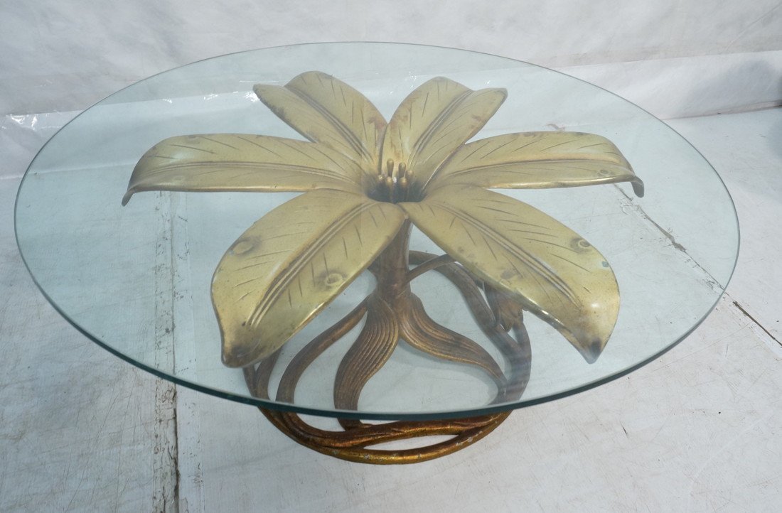 ARTHUR COURT Lg. Floriform Coffee Cocktail Table.
