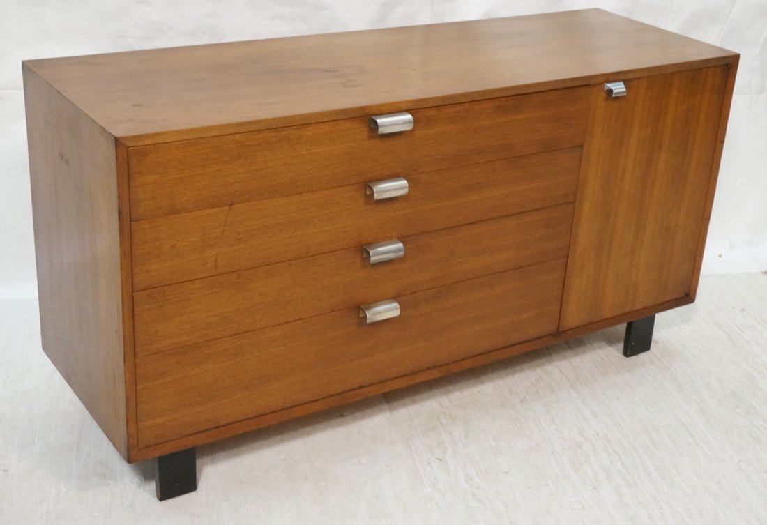 George Nelson Herman Miller Walnut Credenza Sideb