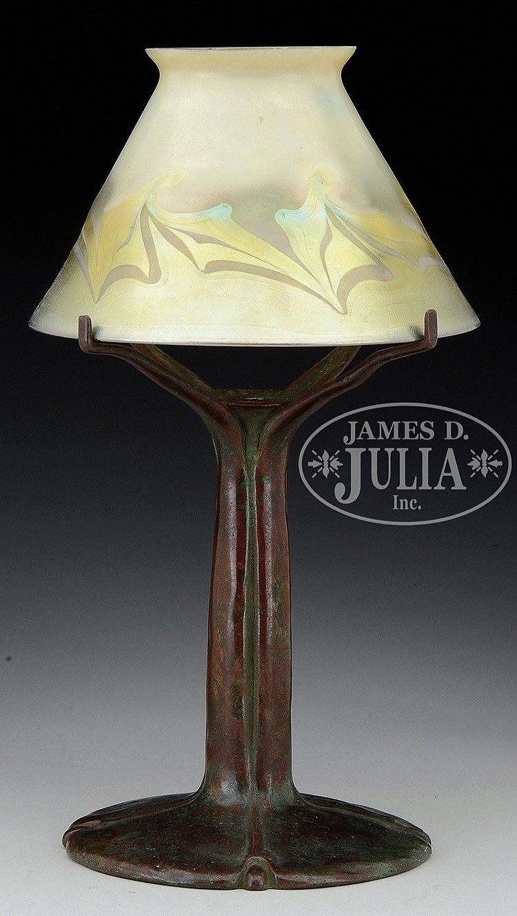 TIFFANY STUDIOS CANDLE LAMP.