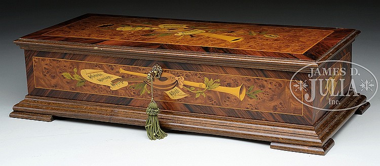 REUGE SWISS CYLINDER MUSIC BOX.