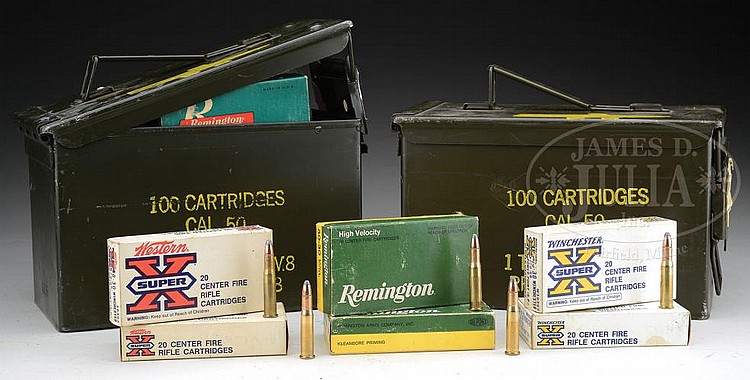 LOT OF .30-06 AND .30-30 FACTORY LOADED SPORTING AMMUNITION.