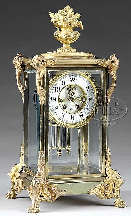 GILBERT CLOCK CO. CRYSTAL REGULATOR.