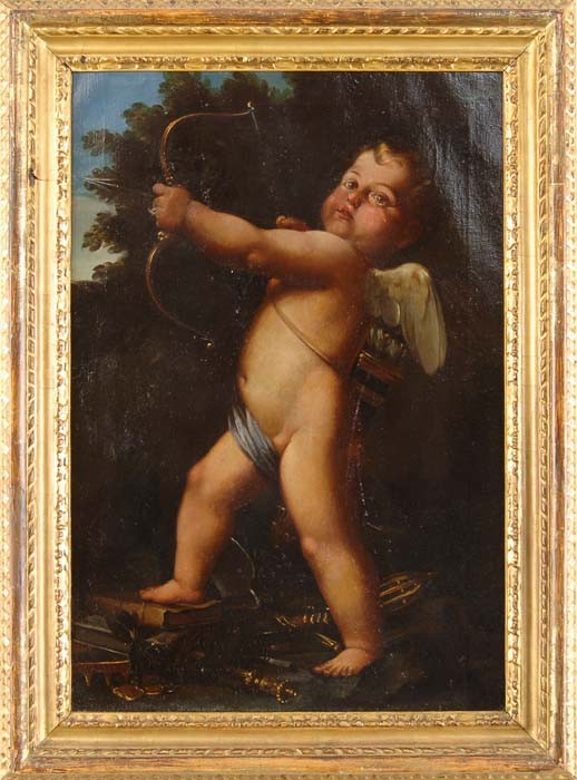 SIGNED (European, 18th/19th Century) OLD MASTER - CUPID