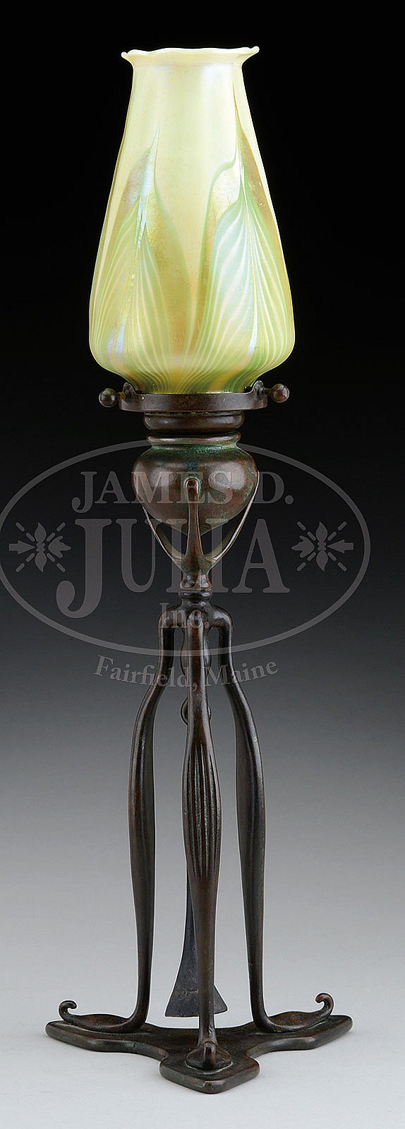 TIFFANY STUDIOS CANDLE LAMP.