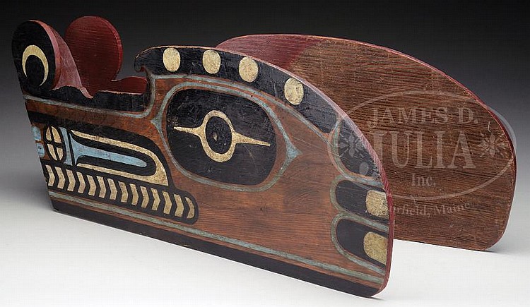 FINE NORTHWEST COAST NATIVE AMERICAN CEREMONIAL DANCE MASK.