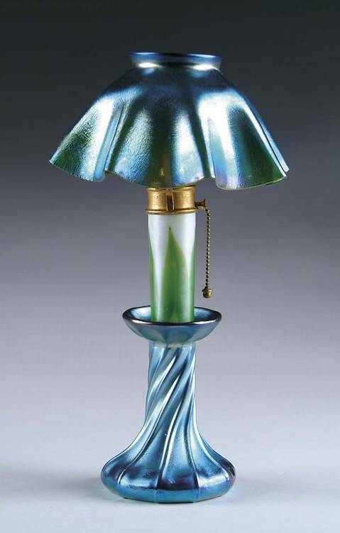 TIFFANY STUDIOS CANDLE LAMP