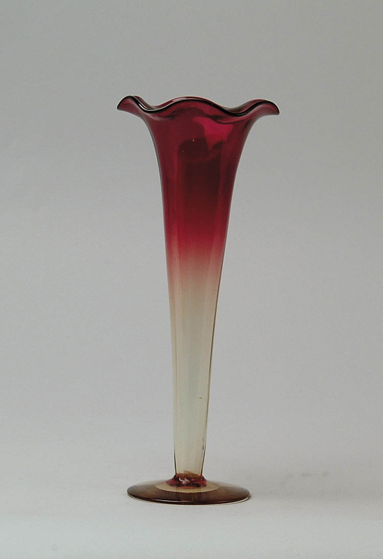 LIBBEY AMBERINA VASE