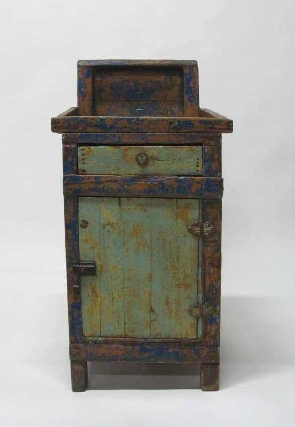 Folk Art Painted Wash Stand.