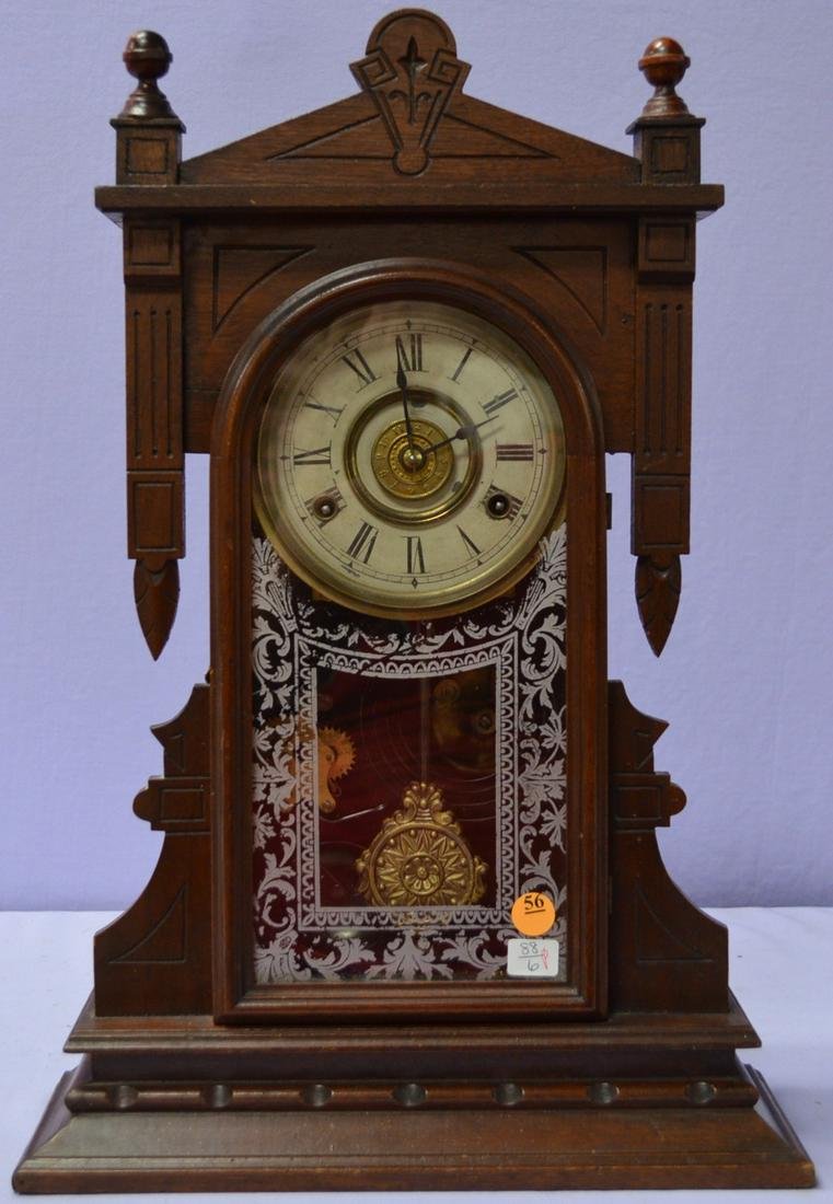 Antique New Haven Kitchen Clock