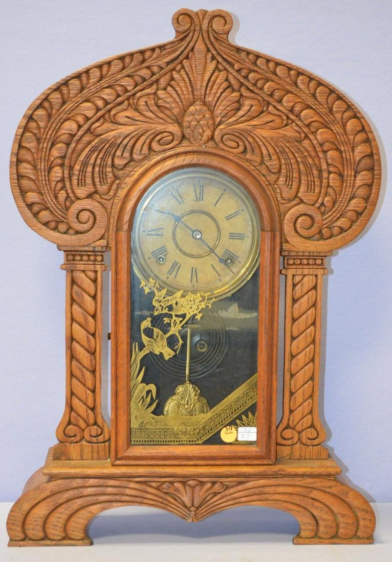 Antique Gilbert Kitchen Clock