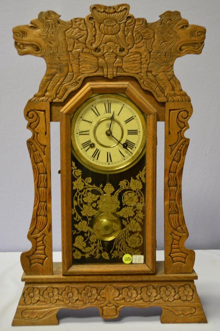 Antique New Haven Kitchen Clock
