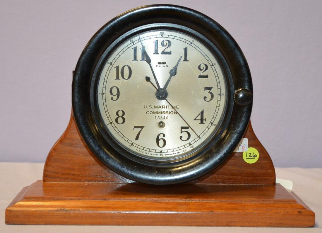U.S. Maritime Commission Clock