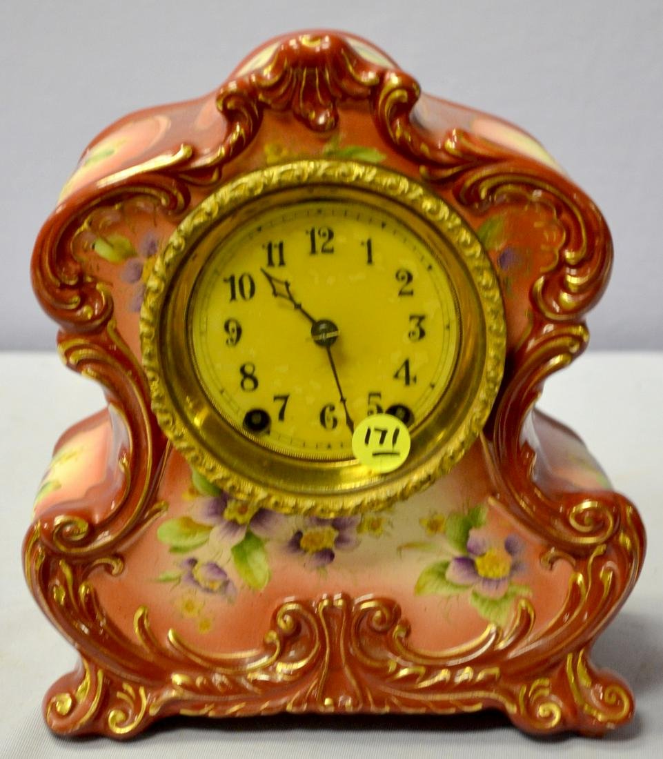 Antique F. Kroeber China Clock