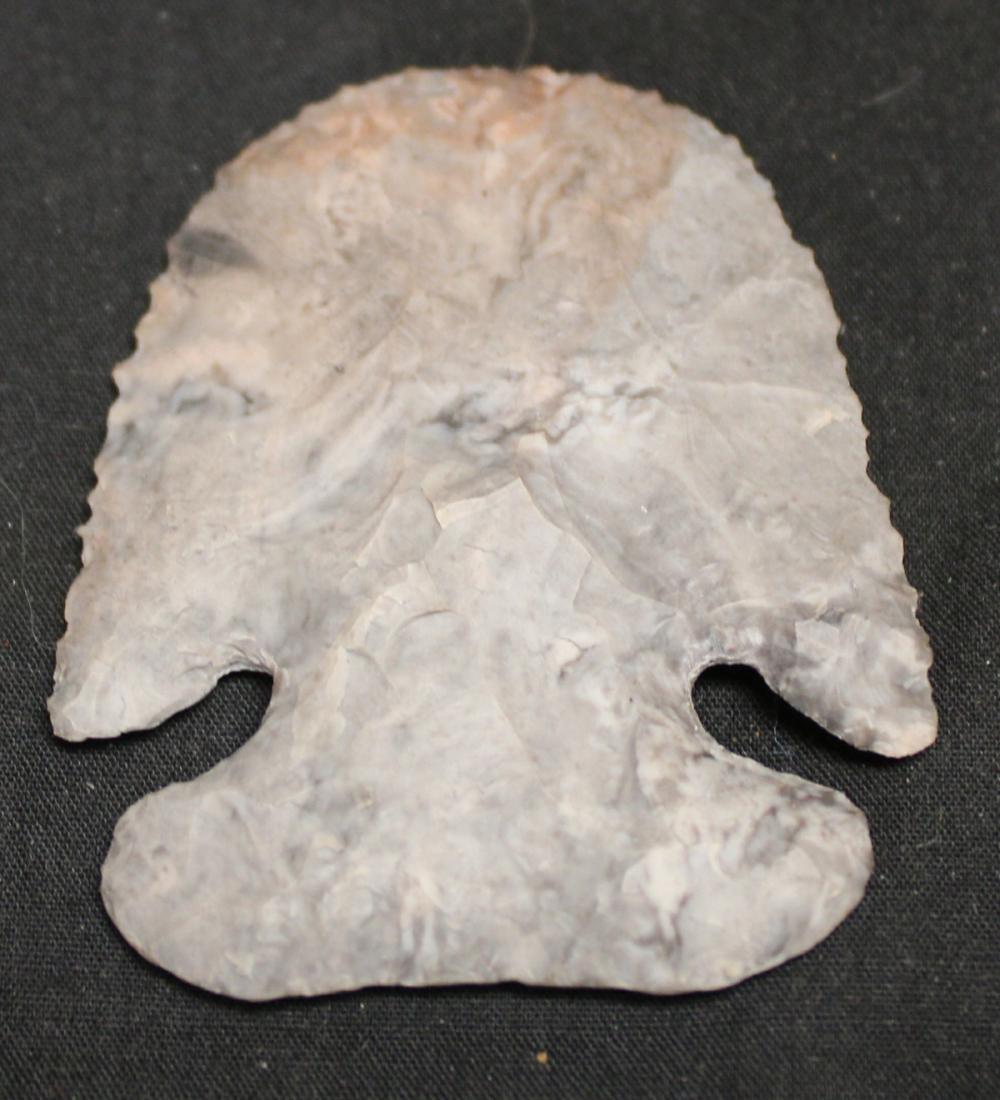 Corner Scrapper Ohio Flint, 2 1/4", Hancock County, Ex Shoop Collectio