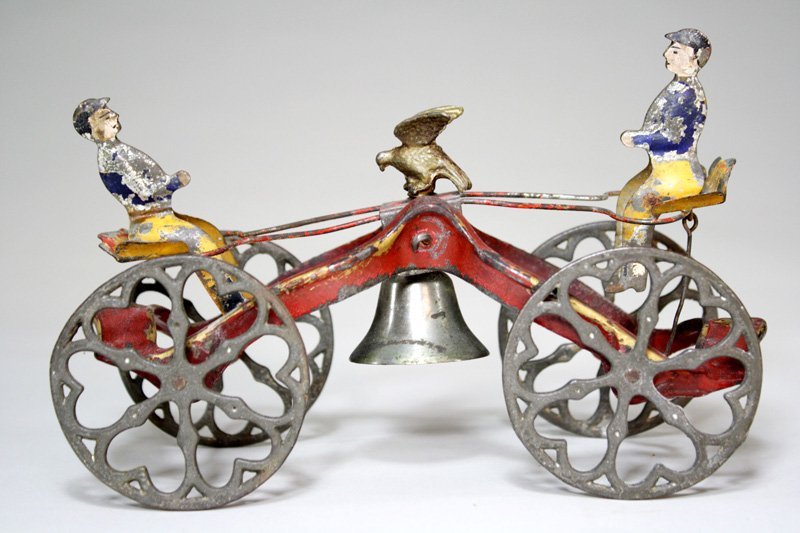 Seesaw Bell Toy Cast Iron