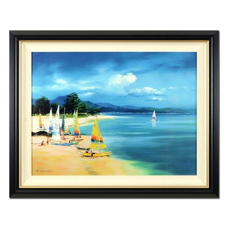 H. Leung, "Summer Sail" Framed Limited Edition o