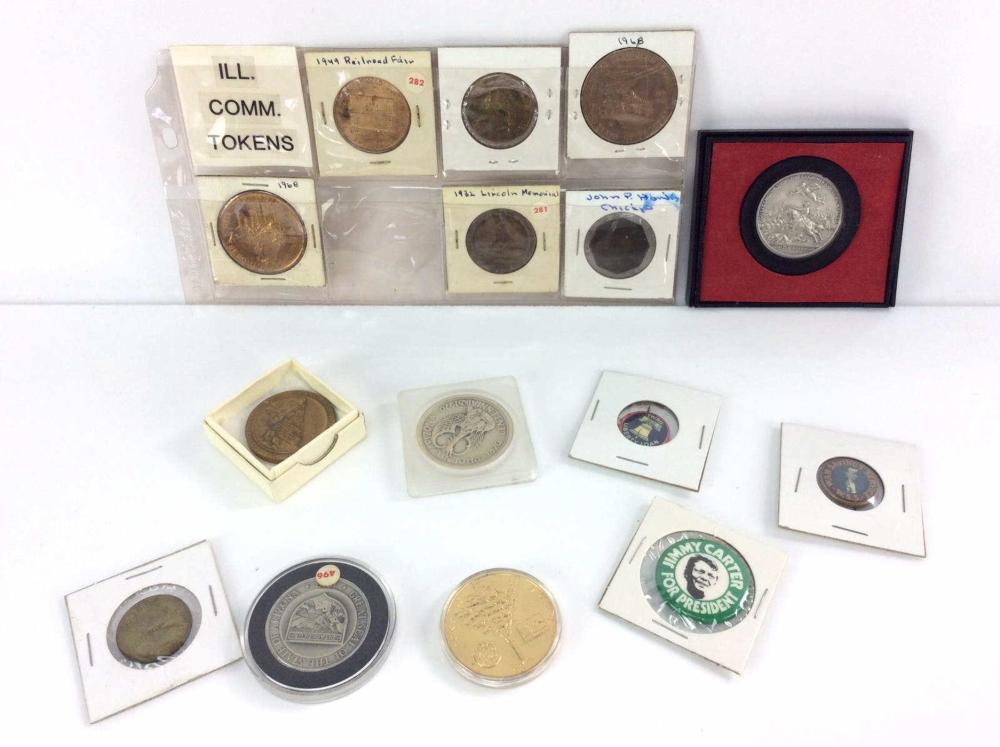 Commemorative State Tokens & Buttons