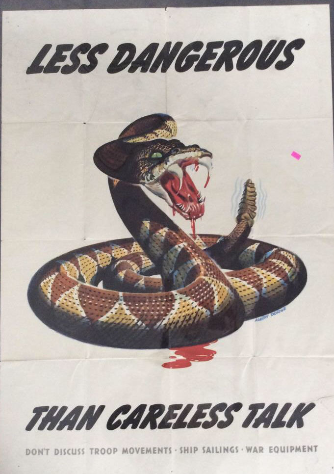 WWII War Propaganda Art Poster