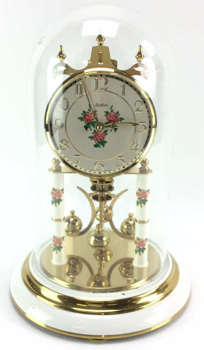 Haller Glass Dome Mantel Clock