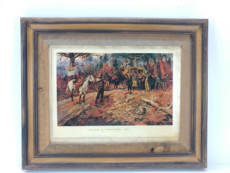 Charles Russell, "The Hold Up" Print