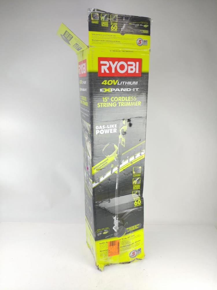 Ryobi 40V Lithium 15" String Trimmer