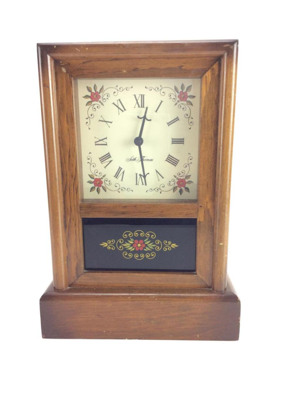 Seth Thomas Wood Mantel Clock