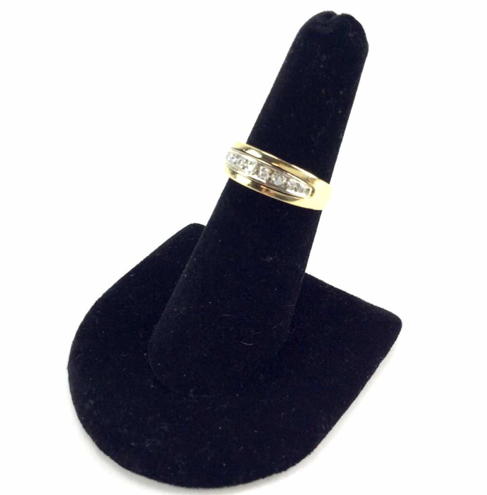 18k Yellow Gold & Diamond Eternity Ring