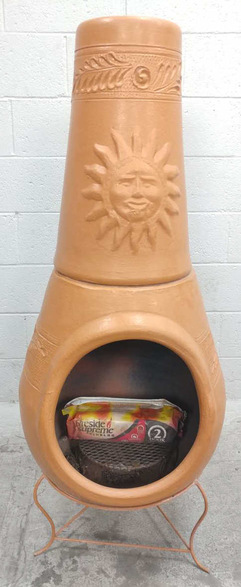 Terracotta Chiminea Outdoor Fire Place