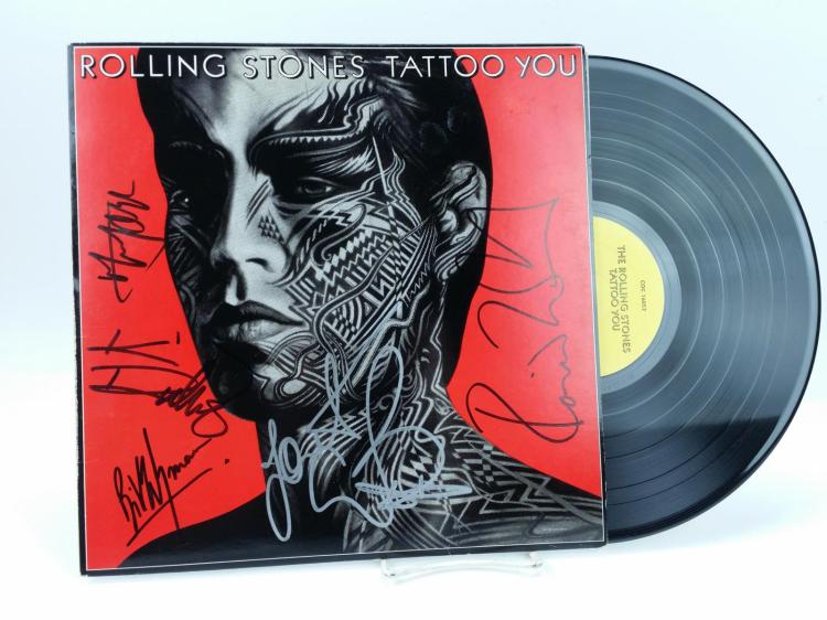 Autographed Rolling Stones Tattoo You Record