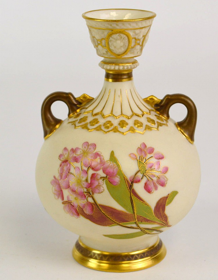 1887 Royal Worcester Bud Vase