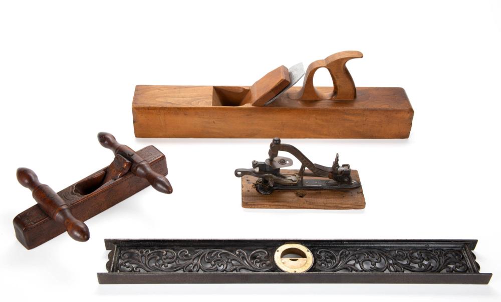 ASSORTED ANTIQUE TOOLS, LOT OF FOUR