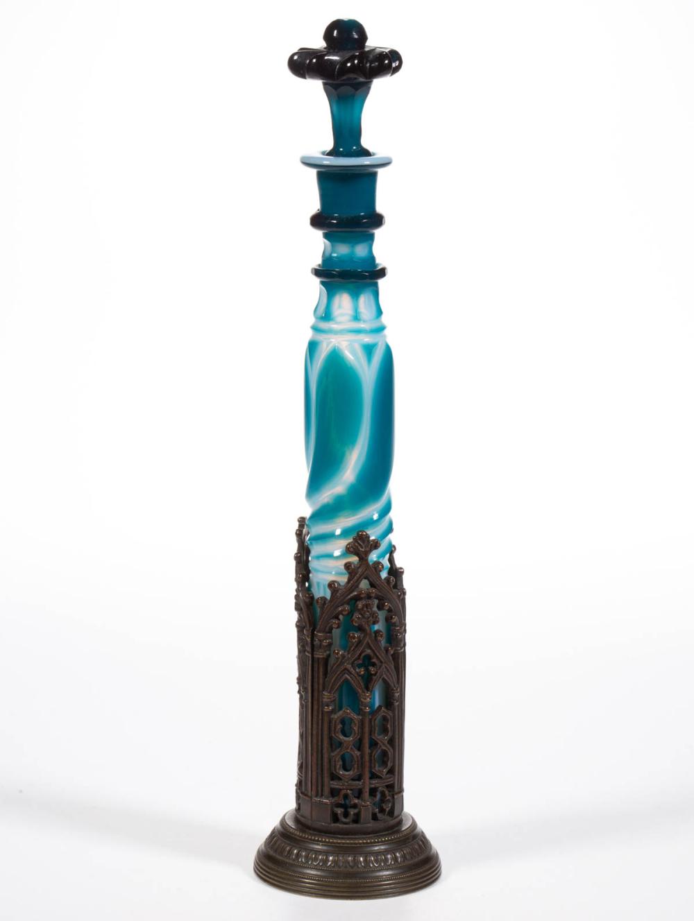 CUT-OVERLAY COLOGNE BOTTLE