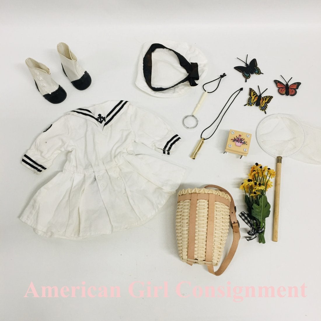 Middy Dress with Tam and Nature set American Girl Doll
