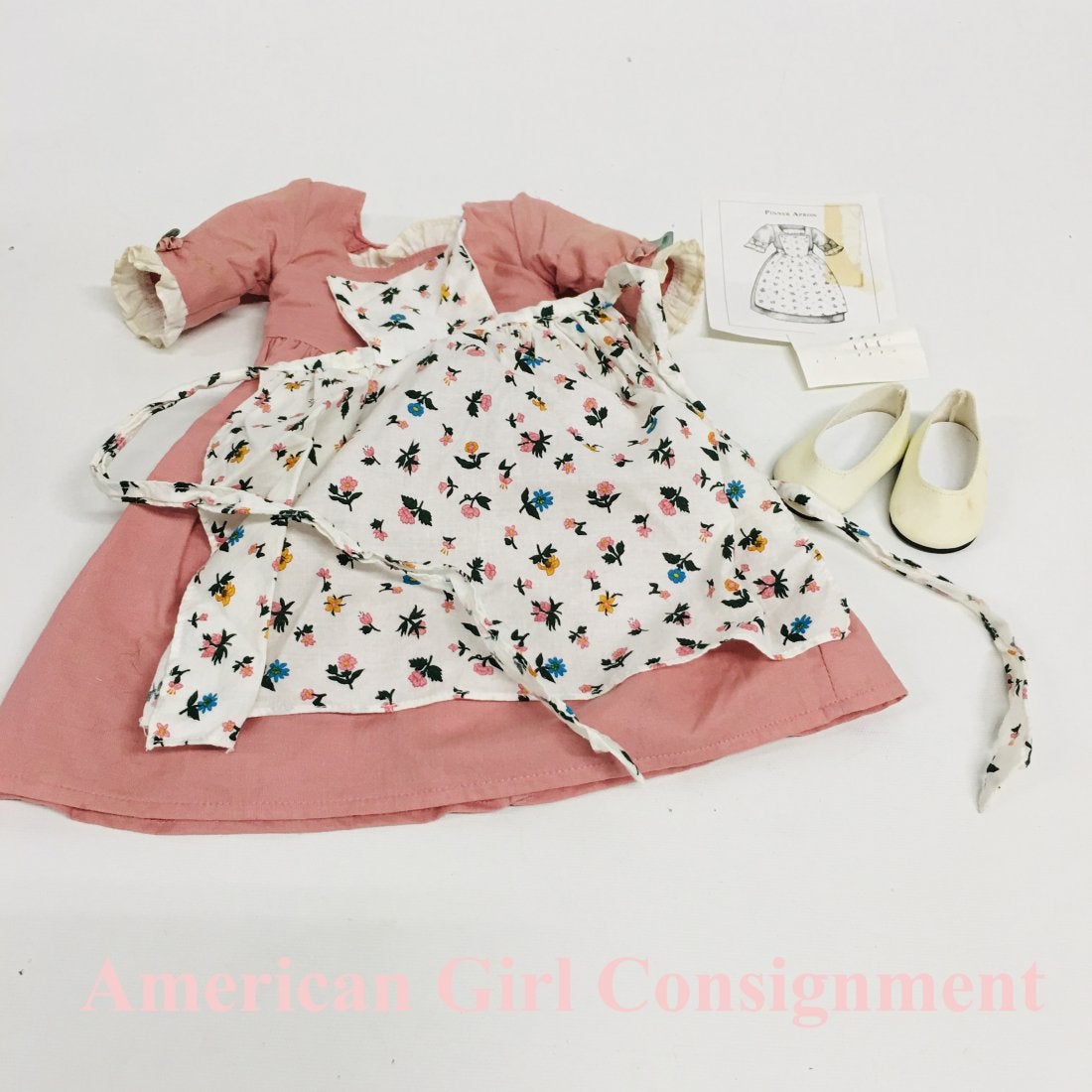Felicity Spring Gown Pinner Apron American Girl Doll