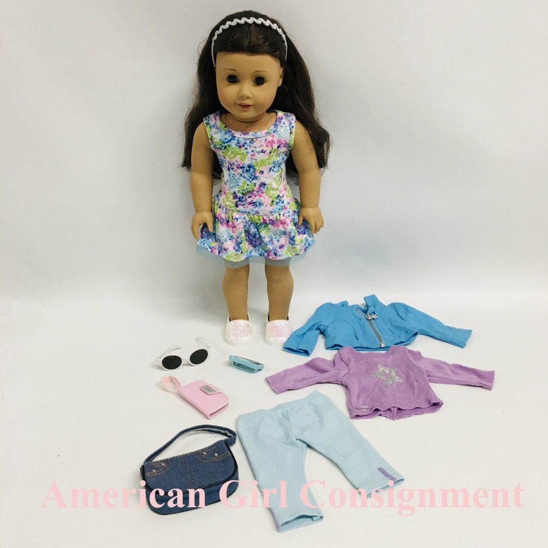 American Girl Doll Just Like You Brunette with Extras