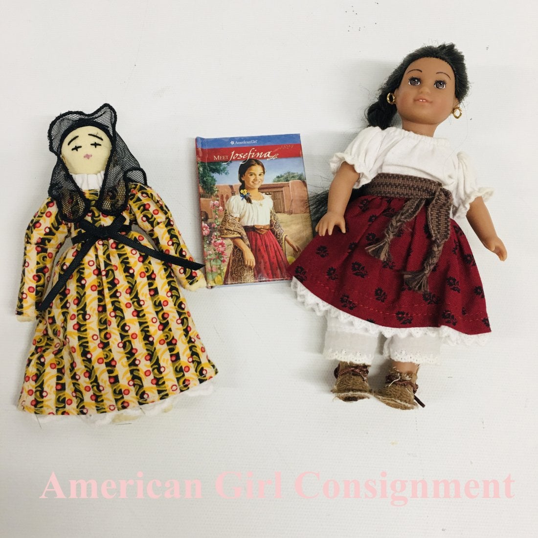 ina Doll and American Girl Mini Josefina Doll