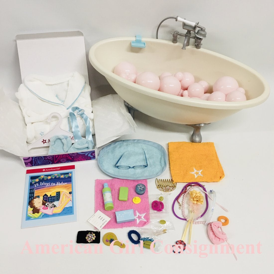 Bubble Bath Tub Spa for American Girl Doll