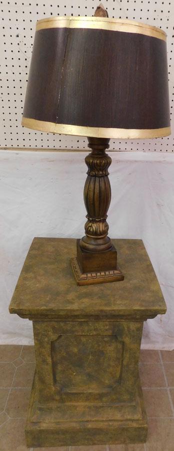 Composite Pedestal & Decorator Lamp