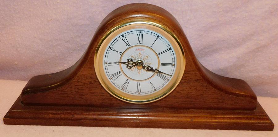 Mahogany Head & Shoulders Clock by Sunbeam
