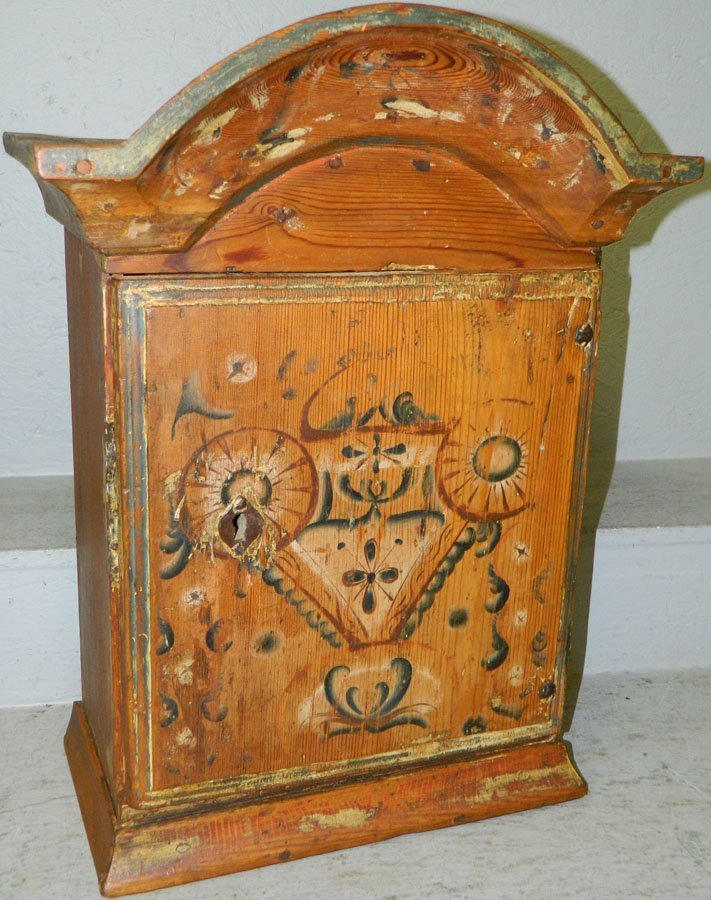Antique Swedish painted cabinet.
