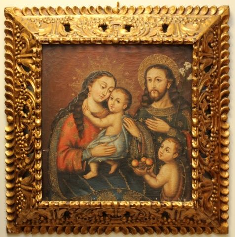 OLD MASTER RELIGIOUS OIL PAINTING ON CANVAS