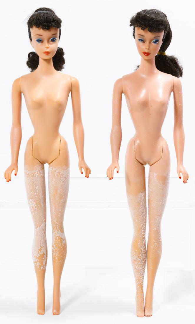 Mattel #4 Brunette Ponytail Barbie Dolls