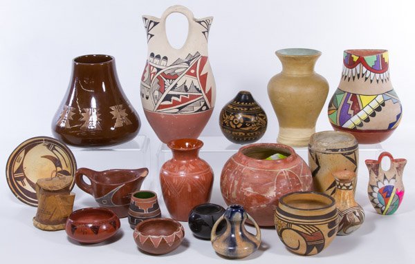 Native American Pottery Assortment