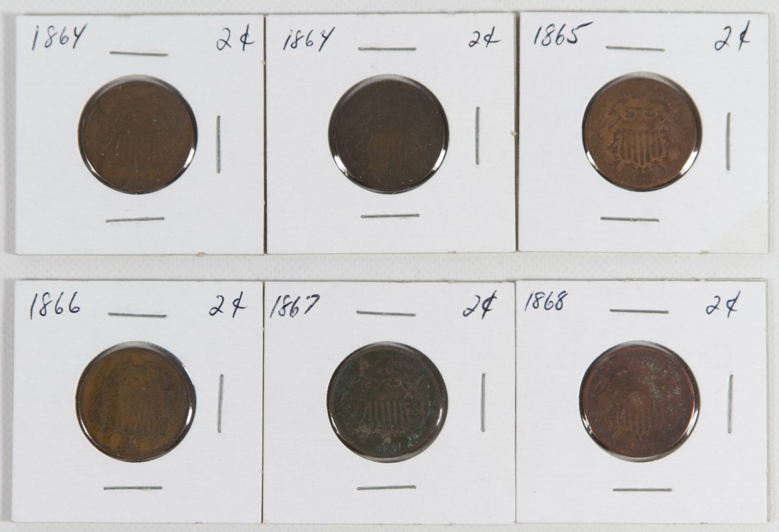 1864, 1865, 1866, 1867, 1868 2c AG/F Details