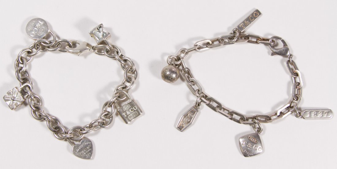 Tiffany & Co Sterling Silver Charm Bracelet Assortment