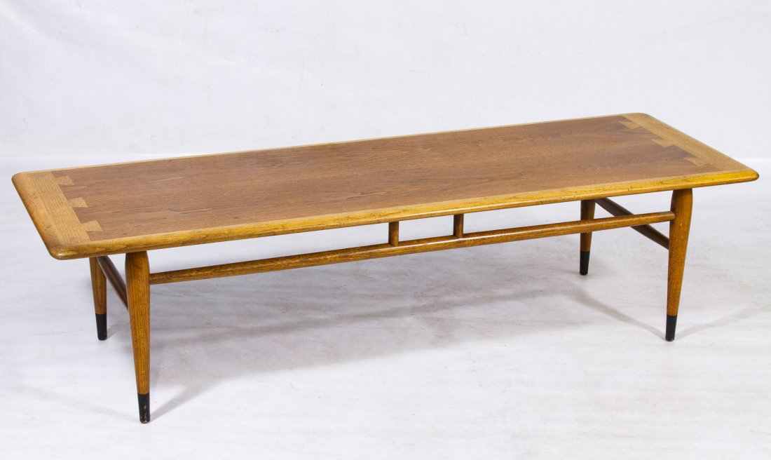 Mid-Century Modern 'Surfboard' Coffee Table by Lane