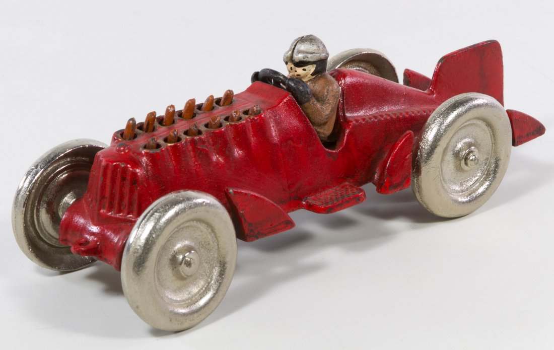 Reproduction Hubley Cast Metal Race Car