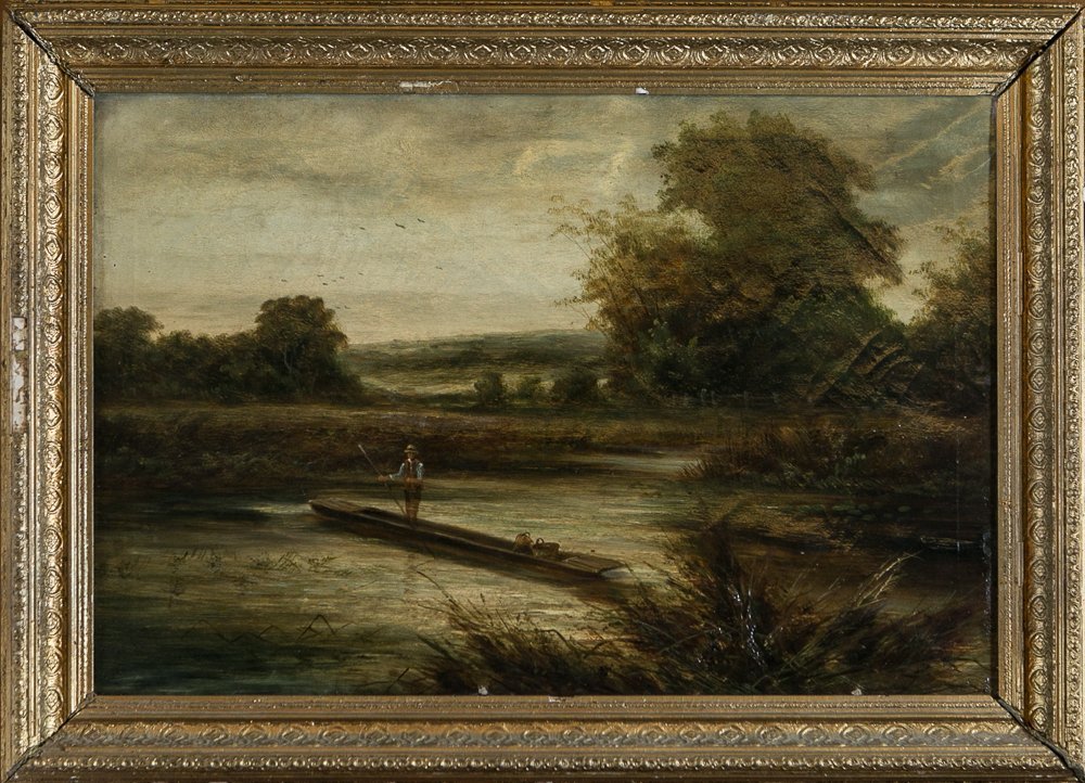 19th Century English School Oil Painting